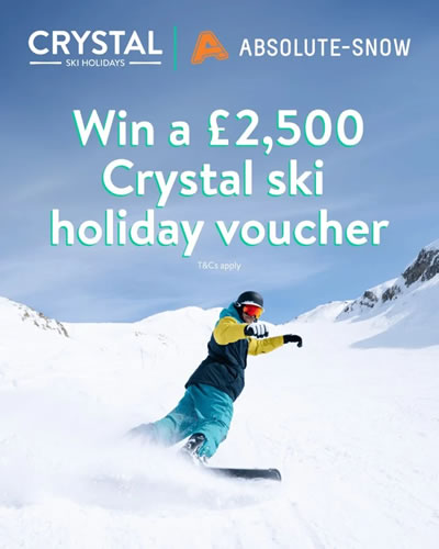 £2,500 crystal ski voucher
