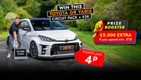 Win a Toyota GT Yaris circuit pack for 4p/ticket