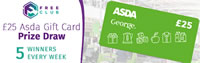 Win 1 of 5 x £25 ASDA gift cards