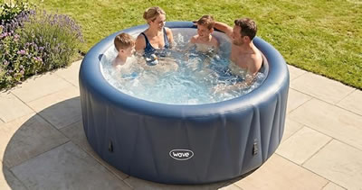 wave inflatable spa