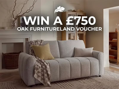 £750 oak furnitureland voucher