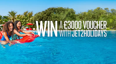 £3,000 jet2holidays voucher