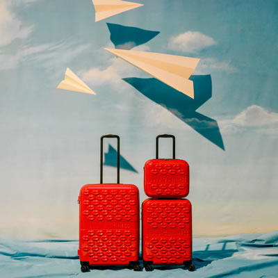 lulu guinness luggage set