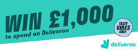 Win a £1,000 Deliveroo spend with Magic Radio