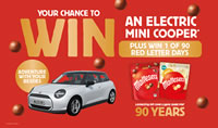 Win an Electric Mini Cooper and more