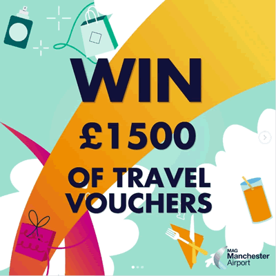£1500 travel voucher from manchester