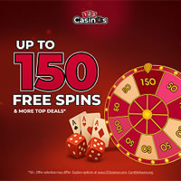 123Casinos - Up to 150 Free Spins