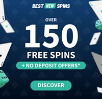 Best New Spins - Over 150 Free Spins, NO Deposit