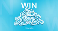 £100 Primark Gift Card, every month, for a year
