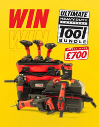 Win a heavy duty Sealey cordless tool bundle