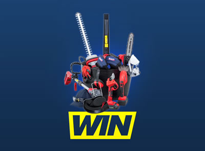 sealey powerful garden tool kit