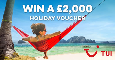£2000 tui voucher