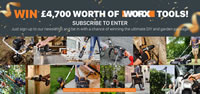 Win a £4,700 Worx DIY and Garden Tools bundle